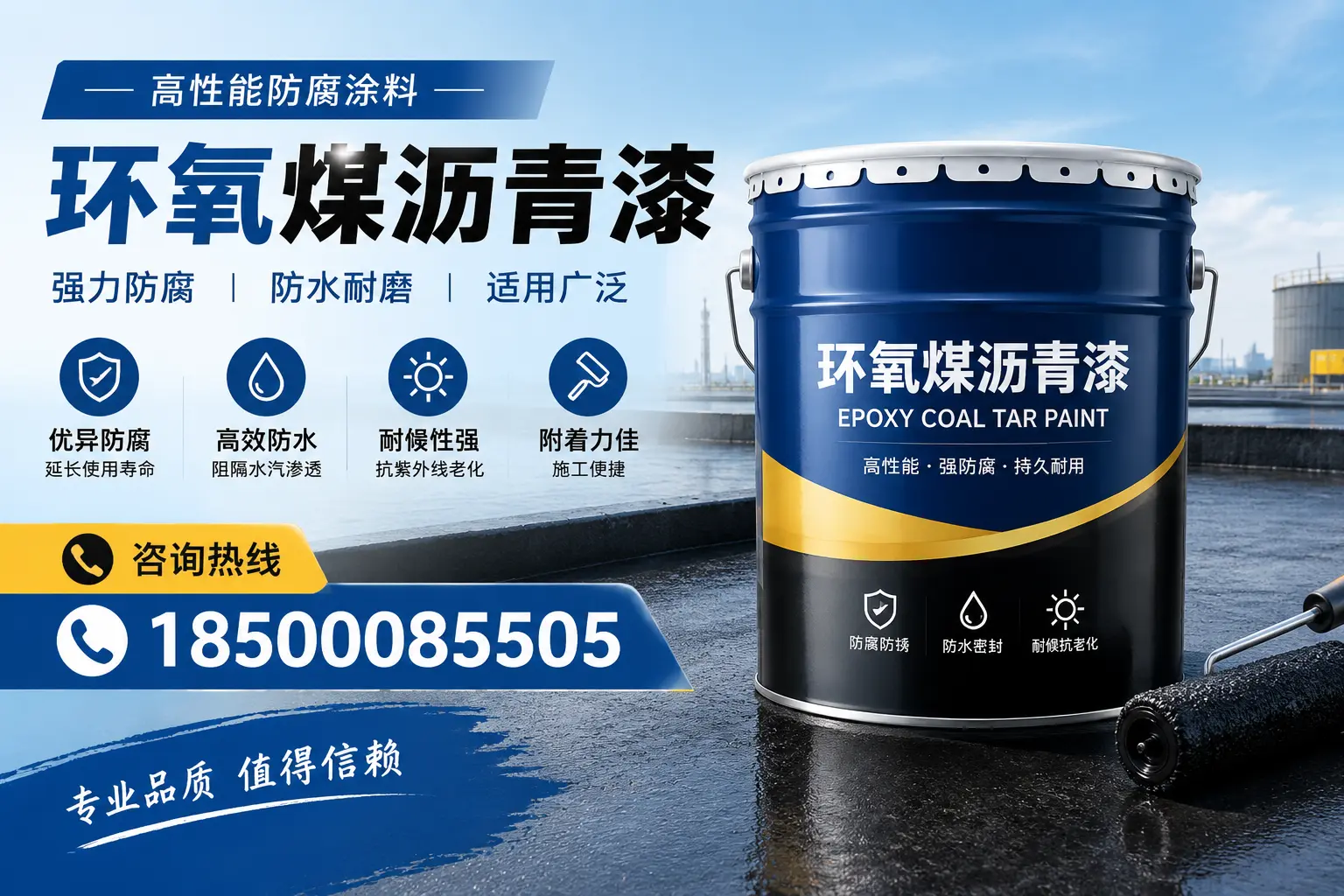 环氧煤沥青漆的主要成分与功能，黄岛用户深度了解